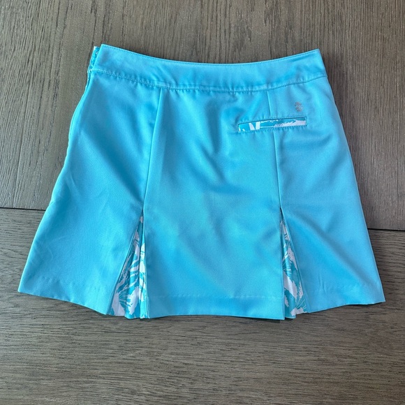 Izod Golf Skort Light Blue Size 2 - Picture 3 of 14